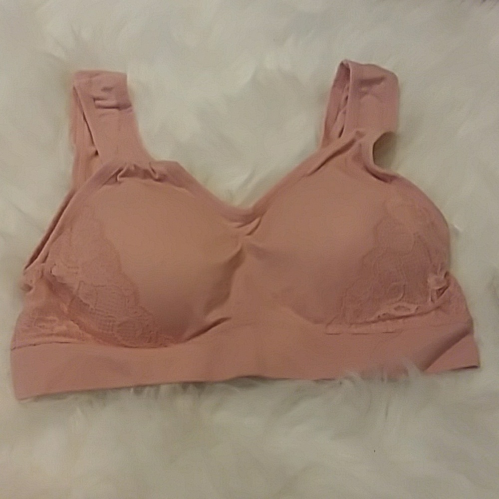 Blush pink bralette  size 1x